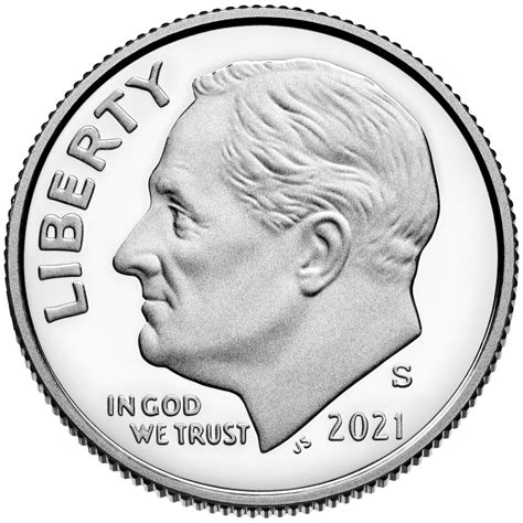 One Dime 2021 Roosevelt, Coin from United States - Online Coin Club