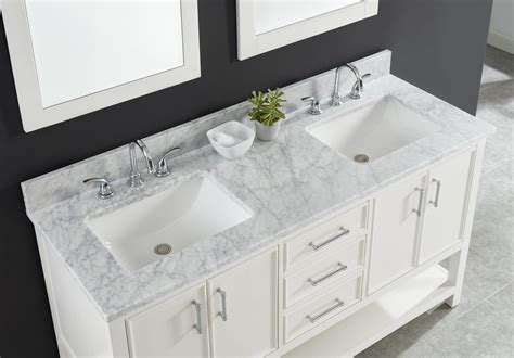 Double Sink Bathroom Vanity No Top