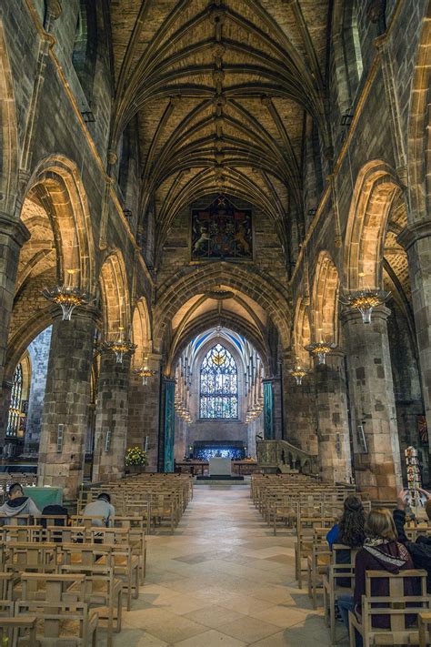 this is inside of St Giles cathedral. Just a beautiful place to walk ...
