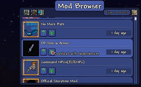Image result for Tmodloader Split Mods