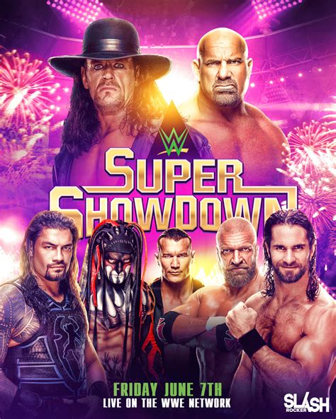 WWE Super Showdown 2019 Poster by WWESlashrocker54 on DeviantArt