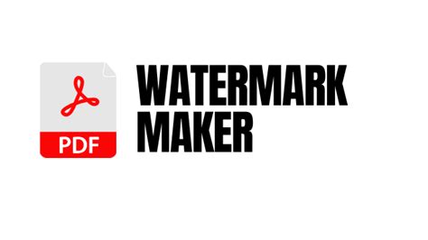 Free PDF Watermark Maker Online | Add Text Watermarks to PDFs Instantly