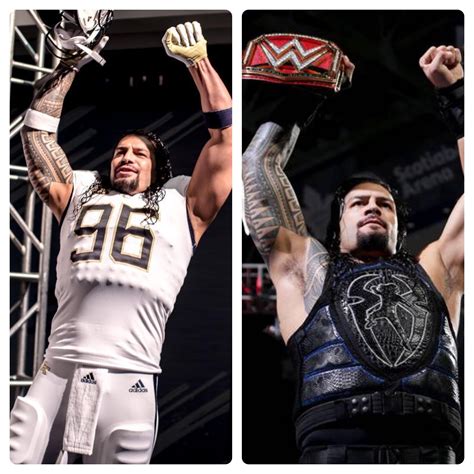 WWE Universal Champion, former DT for the Yellow Jackets Joe Anoa’i ...