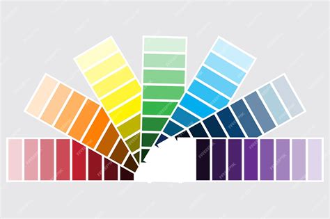Premium Vector | Color palette sample of colored paints a spectrum of cmyk colors pattern of ...