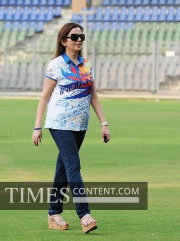 Nita Ambani Sports Photo Mumbai Indians' owner Nita Amb...