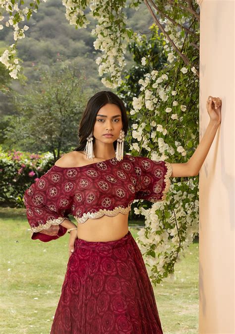 Bahaar Ruby Lehenga Set — GAIA by Archie