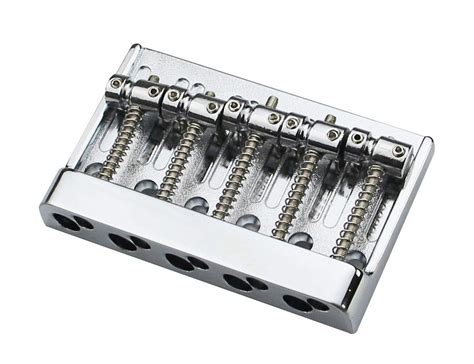 Guyker Bass Bridge Assembly with Roller Saddles – 5 String Fixed ...