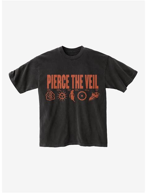 Pierce The Veil Era Symbols T-Shirt | Hot Topic in 2025 | Shirts ...