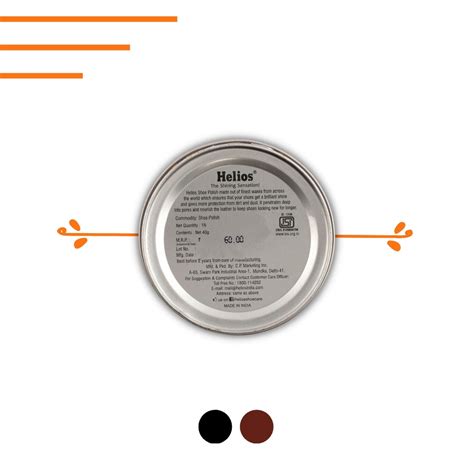 Wax Shoe Polish 40 GM for Smooth Leather | Helios India
