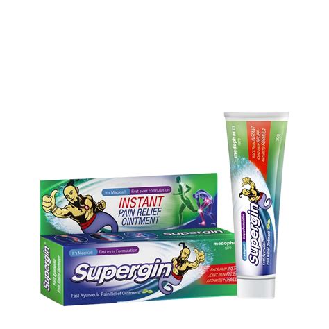 Supergin Fast Ayurvedic Pain Relief Ointment -30 g : Amazon.in: Health ...