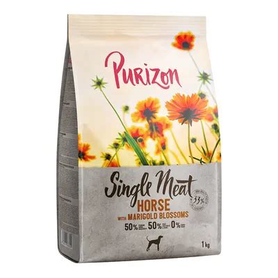 Purizon Single Meat Adult Pferd mit Süßkartoffel und Ringelblumenblüten ...