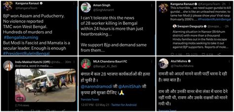 Fake News and Communal Incitement Add Fuel to Post-Poll Fire in West ...