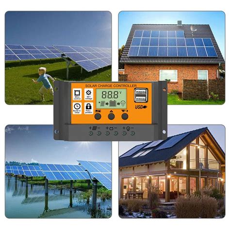 100A 12V/24V PWM Solar Panel Charge Controller | Ubuy India
