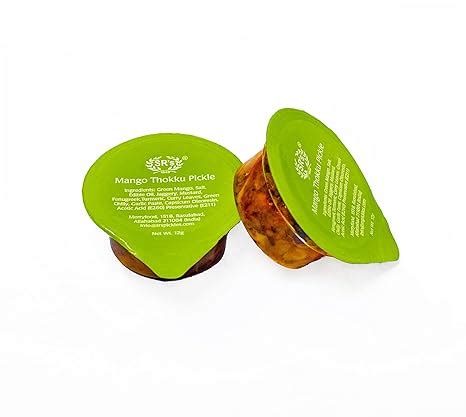 DELICASIA (SR's) MANGO THOKKU PICKLE 15 gm CHOTU PACK (PACK OF 48 ...