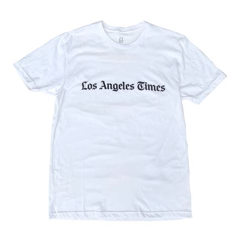 LA Times Masthead Tee - White | REVERSE STORE