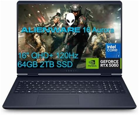 2025 Alienware 16 Aurora Gaming Laptop (16" QHD+ 120Hz, Intel 10-Core 7 ...