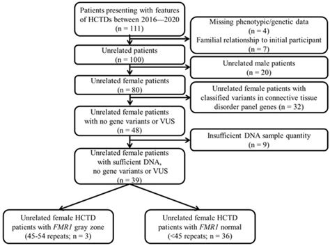 Connective Tissue Disorders and Fragile X Molecular Status in Females ...
