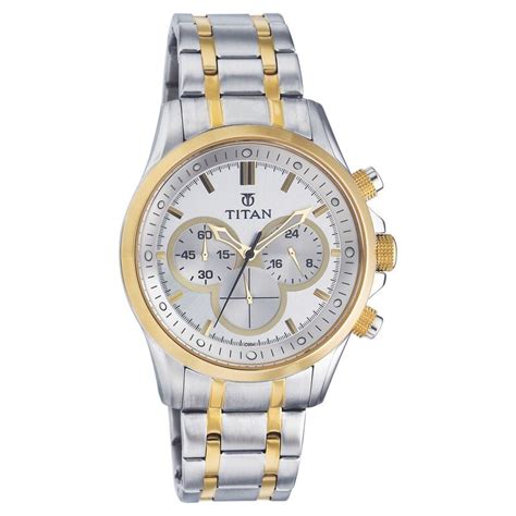 Buy Online Titan Quartz Multifunction White Dial Watch for Men ...