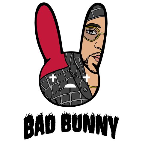 Bad Bunny, Bad Bunny Svg, Yo Perreo Sola Svg, Bad bunny logo - Inspire ...