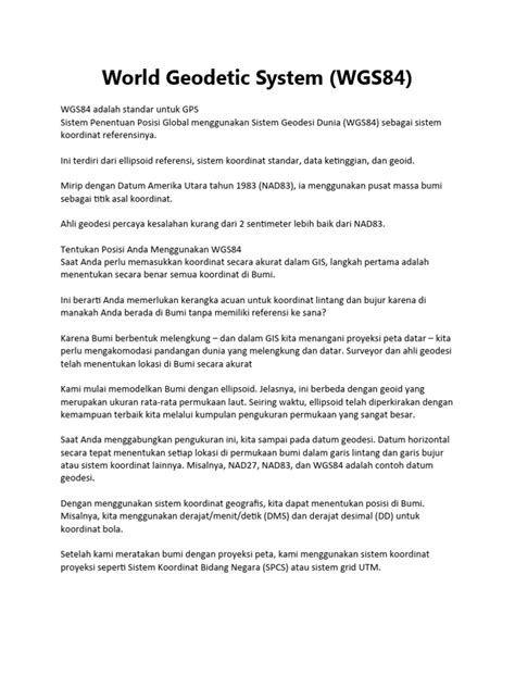 World Geodetic System Configuration 的图像结果