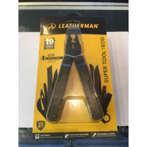 Leatherman Super Tool 300 EOD Multitool Black Made in USA (19Tools ...