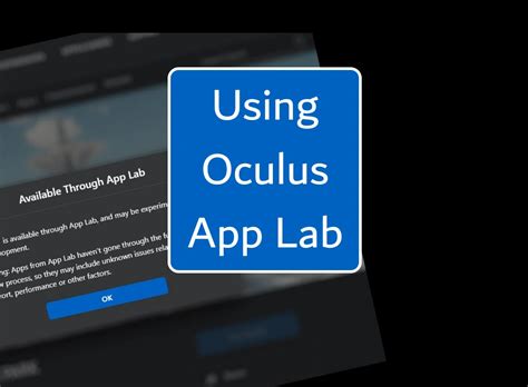 Image result for Oculus App Lab