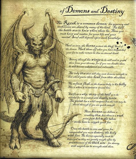 Demons hunter handbook | Criaturas mitológicas, Arte de criaturas ...