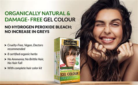 INDUS VALLEY Damage Free Natural Gel Hair Colour for Women | Ammonia ...