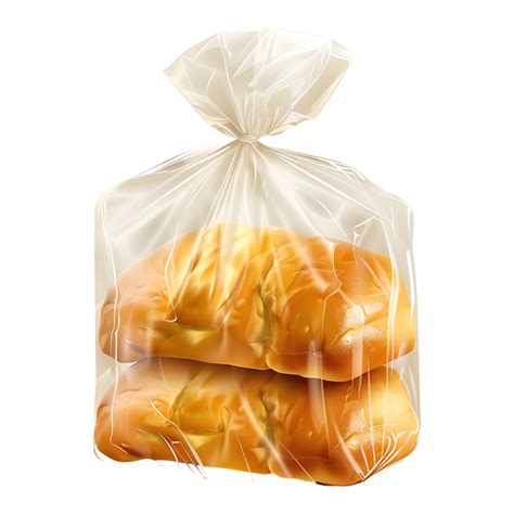 Bread in a Plastic Bag on Transparent Background 45649088 PNG