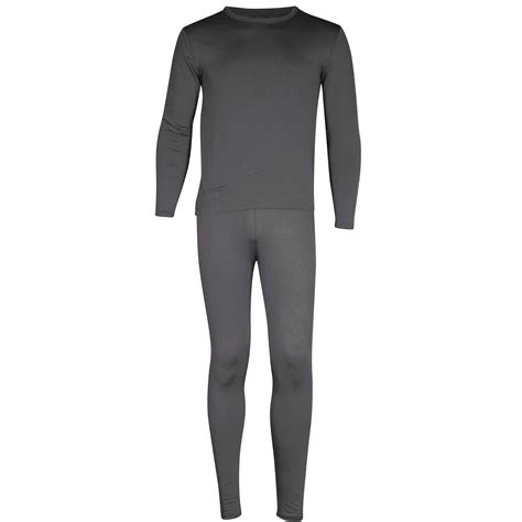 SLM Men's Insulated Fleece Thermal Underwear Sets, Ultra Soft Long ...