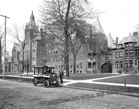 Photograph of the Detroit Harper Hospital Year 1905 8x10 | eBay