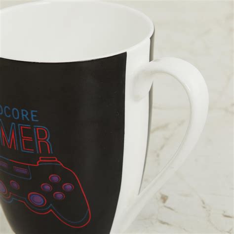 Buy Champion Black Printed Bone China Mug - 340ml from Home Centre at ...