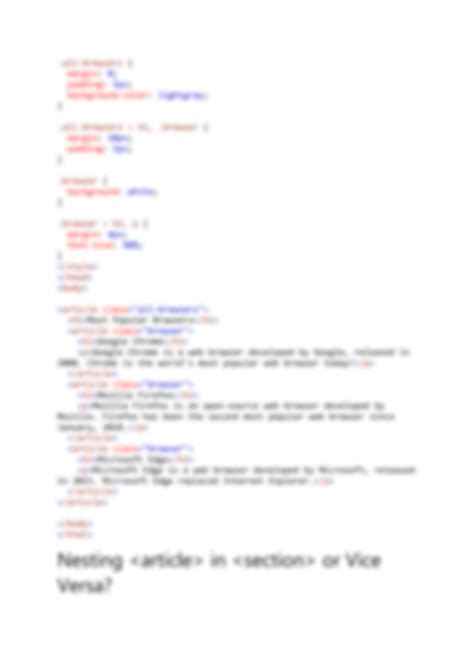 Image result for HTML Semantic Elements