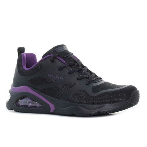 Skechers Tres - Air Uno - Modern Aff-Air fekete női cipő