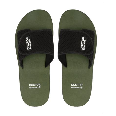 DOCTOR EXTRA SOFT D-25 Men's Dr Slippers/Sliders, Avoids Blisters, Sca ...