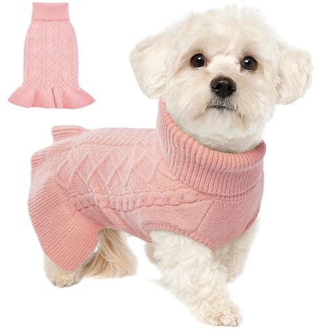 Amazon.com : Lelepet Dog Sweater, Dog Sweaters for Large Dogs for Girls ...