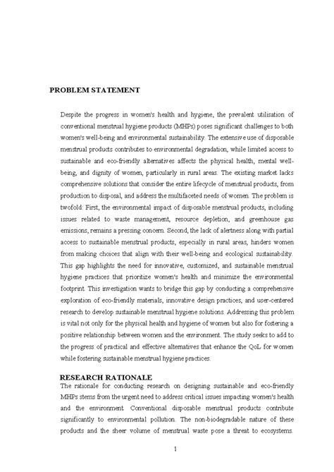 Sustainable and ecofriendly paper 27 june - PROBLEM STATEMENT Despite ...