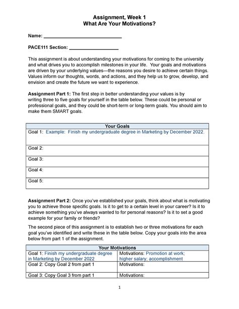 Image result for Assignment First Week