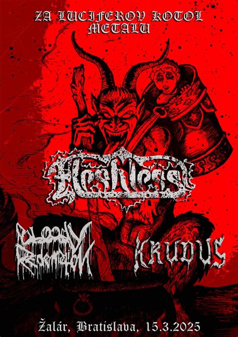 Fleshless (CZ), Bloody Redemption, Krudus v Žalári, Žalár, Bratislava ...