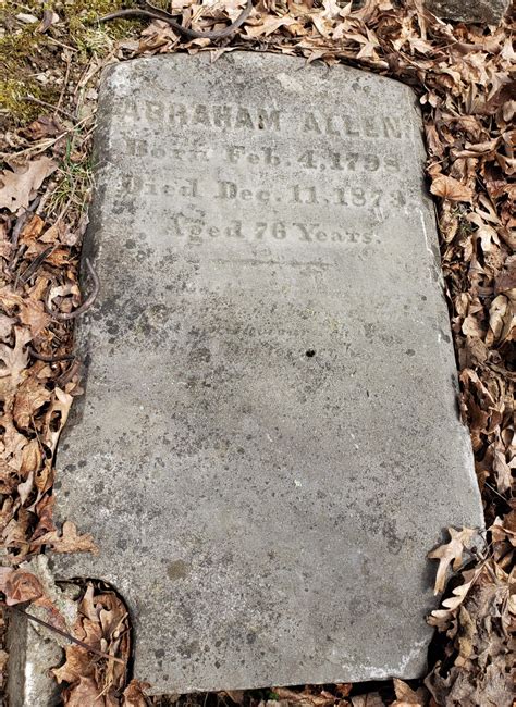 Abraham Allen (1798-1873) - Find a Grave Memorial