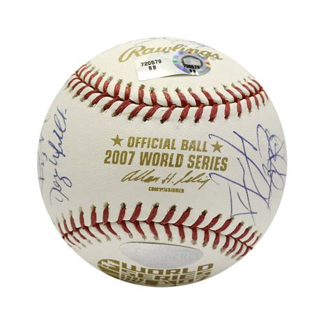 2007 Boston Red Sox Team Signed Baseball - Brigandi Collectibles ...