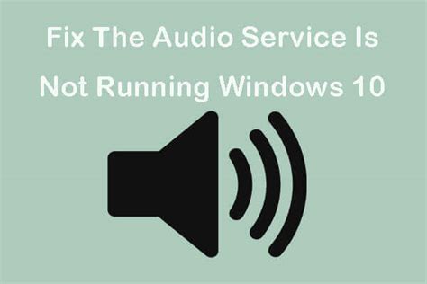Audio Service Not Running Fix 的图像结果