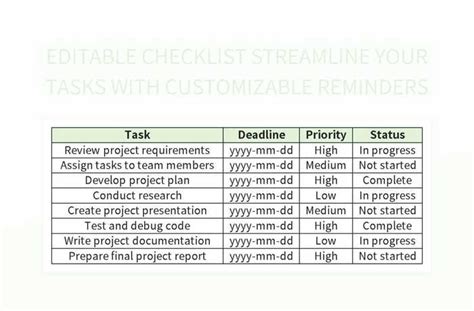 Image result for Task Checklist