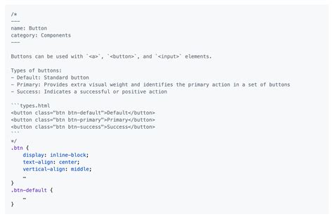 Image result for CSS Style Guide Example