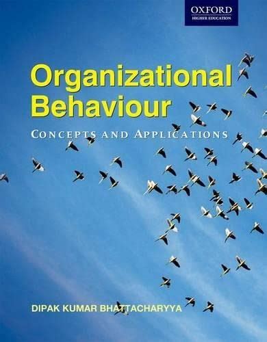 Details for: Organizational behaviour concepts and applications › O. P ...