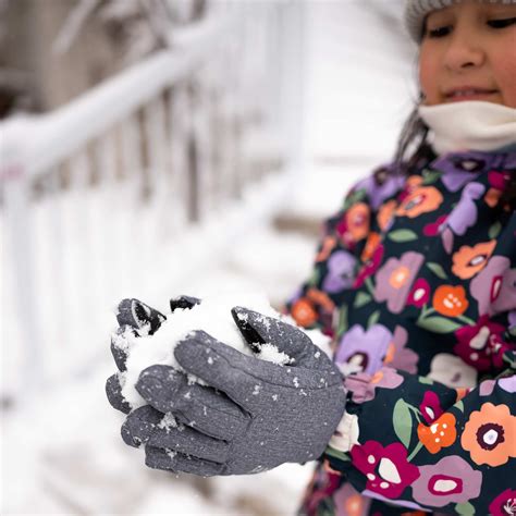 Kids Waterproof Gloves | Dusty Pink for Snow | Jan & Jul