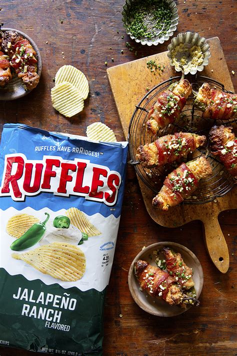 Ruffles® Jalapeno Ranch Flavored Potato Chips Crunchy Grilled Jalapeno ...
