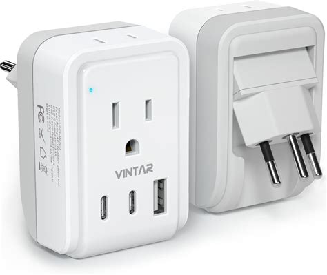 Amazon.com: 1 Pack Brazil Power Adapter Travel Plug, VINTAR Foldable ...