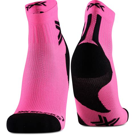 X-Socks Run Discover Ankle Socks Men - fluo pink/x black | BIKE24