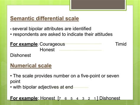 Semantic Differential Scale